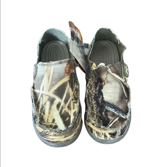 NEW! Duck Commander Real Tree Boy’s Shoe Size 2 - Picture 2 of 5
